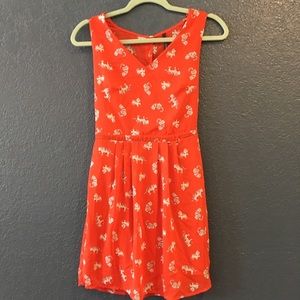 ModCloth Peppermint mini dress, cat print